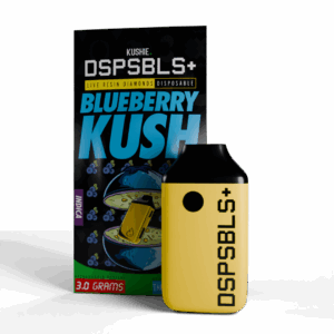 THCa Live Resin Diamonds Disposable 3G - Blueberry Kush (Indica)